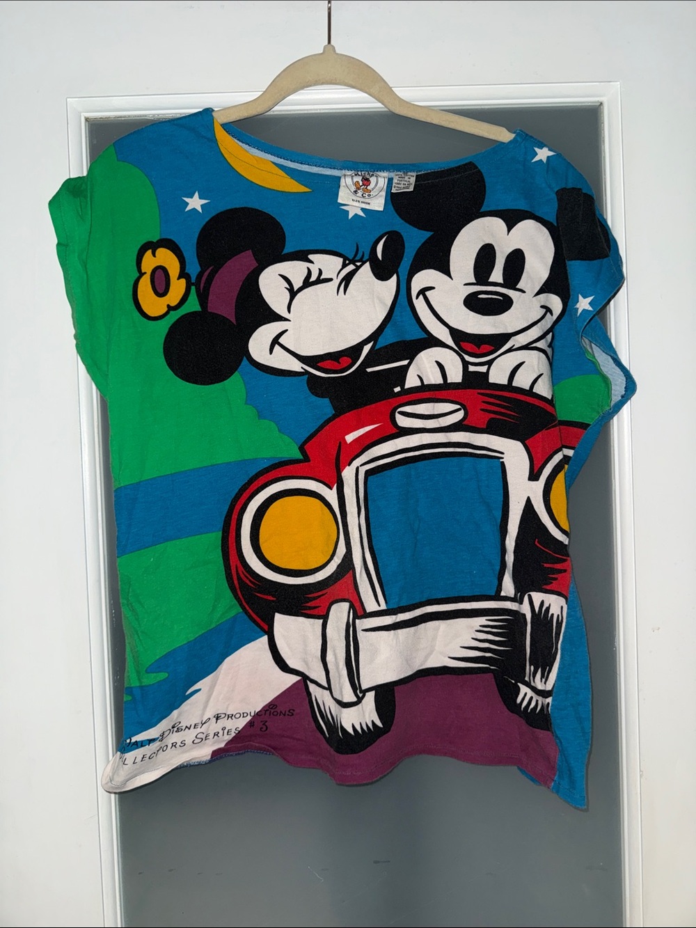 Disney Mickey & Minnie Vintage Graphic Tee - Blue/Green